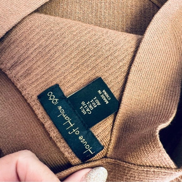 House of Harlow Ribbed Cross Back Crop Top Large - Picture 6 of 7